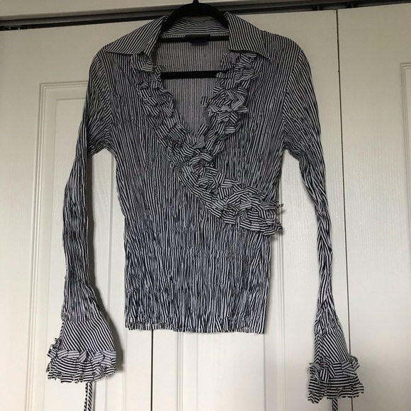 Heavy Red Hearts Striped Top - Picture 5 of 6